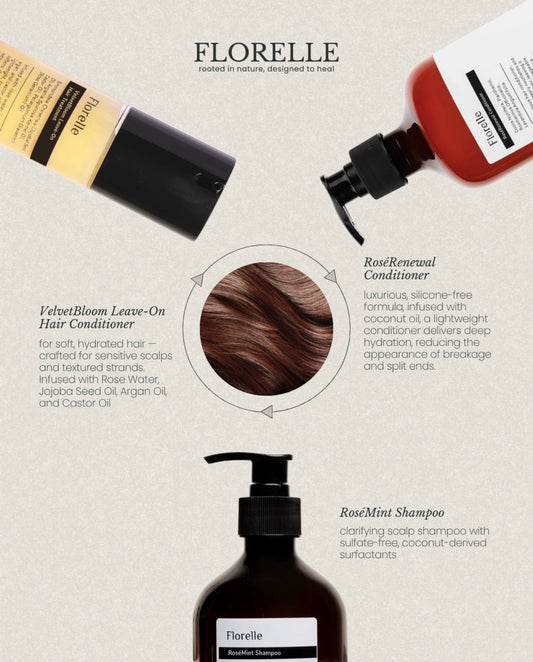 Haircare Trio for Damaged Hair & Sensitive Scalp