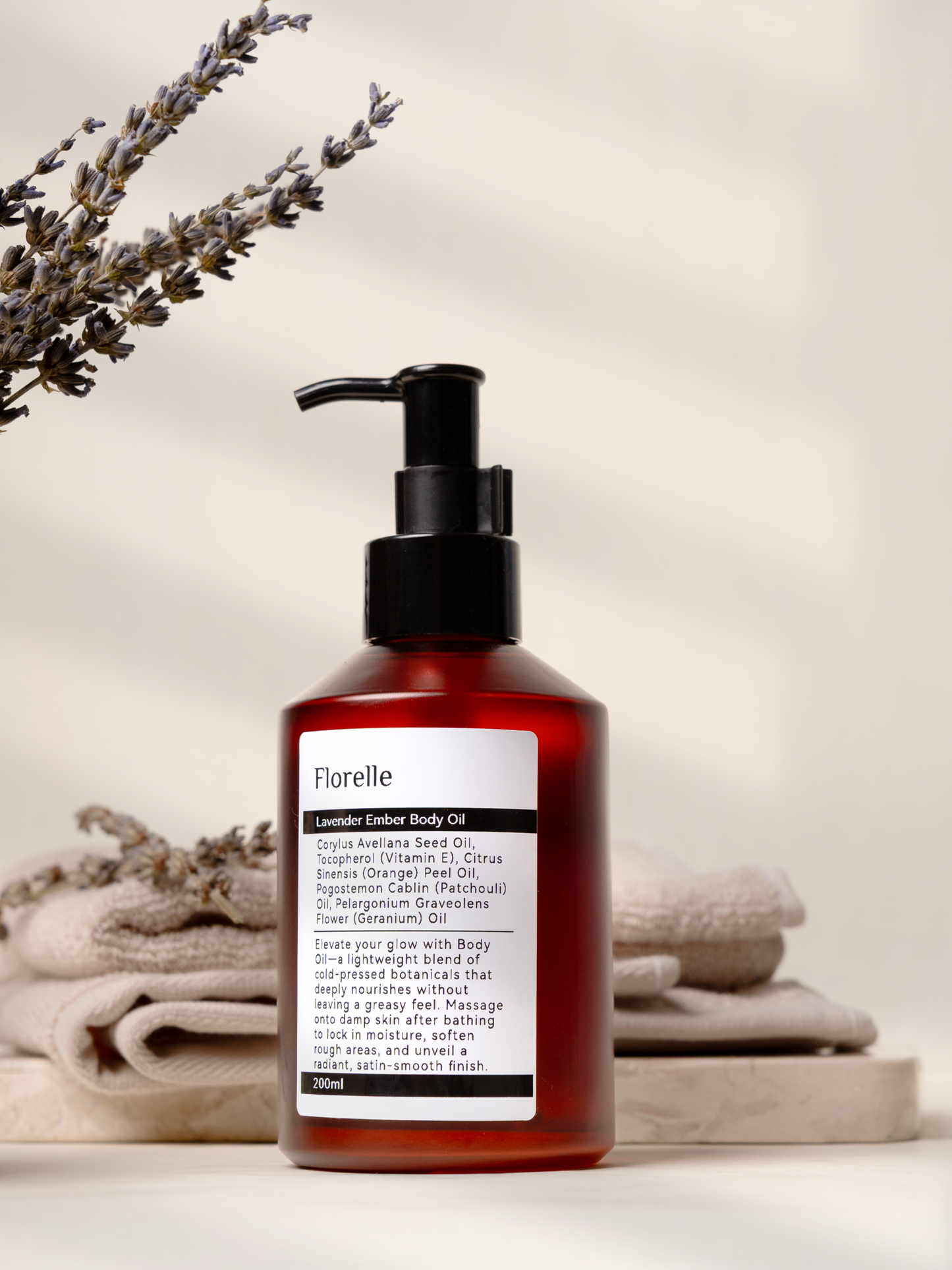 Lavender Ember Dry Oil — Lightweight Dry Body Oil for Soft, Glowing Skin