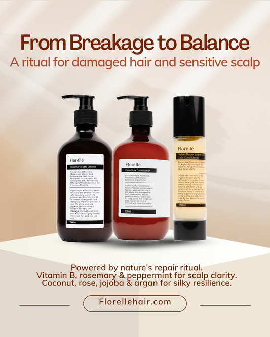 Haircare Trio for Damaged Hair & Sensitive Scalp