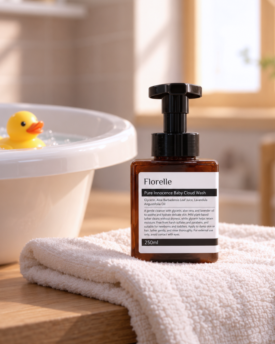 Pure Innocence Baby Cloud Wash — Gentle Foaming Cleanser for Babies (3 months and up)
