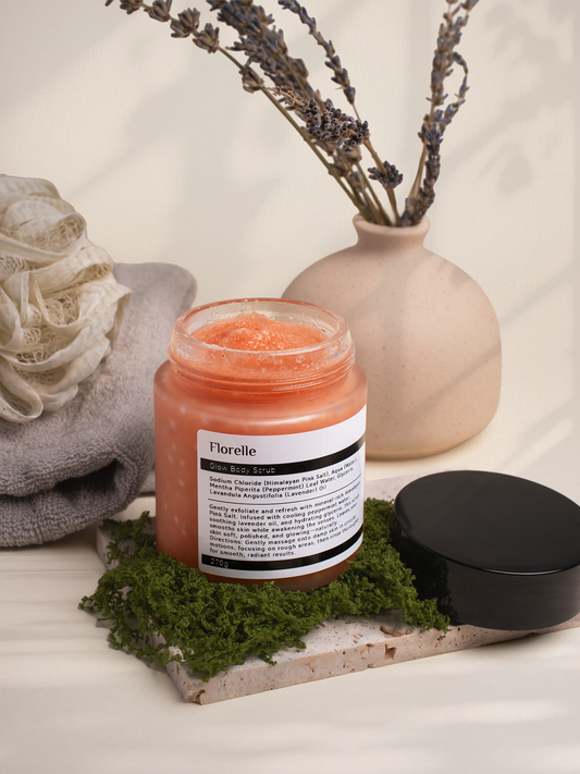 Himalayan Glow Body Scrub  — Refreshing Salt Body Scrub for Soft, Radiant Skin