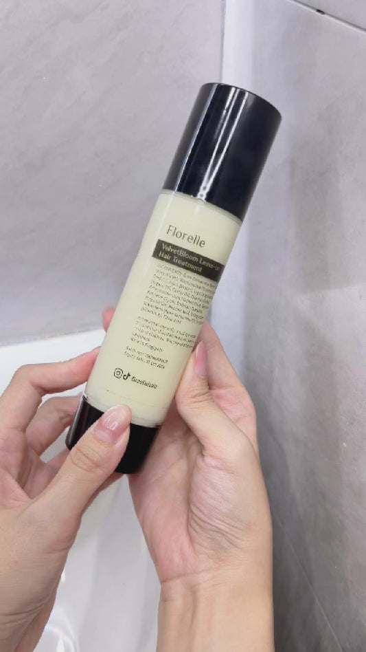 VelvetBloom Leave-On Hair Treatment — Daily Moisture & Smoothing Treatment for Sensitive Scalps